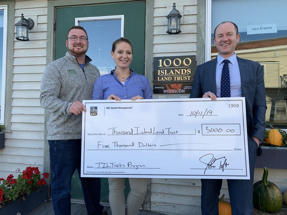 Pictured: (l-r) Jake Tibbles, Executive Director, Terra Bach, Director of Development and Communications, and John Nuber, Senior Financial Associate, RBC Wealth Management.