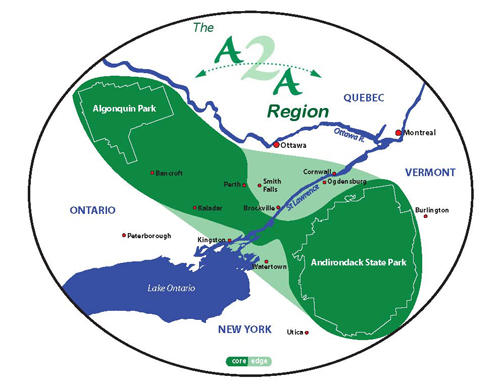 Algonquin to Adirondack Region 